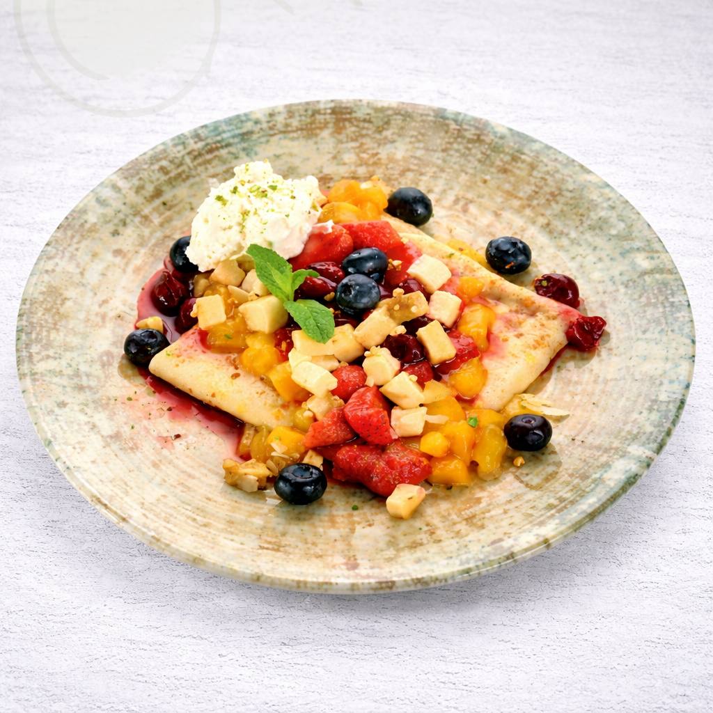 Фото Фруктово-ягодный крем-чиз