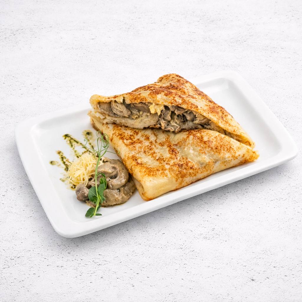 Фото С курицей и грибами