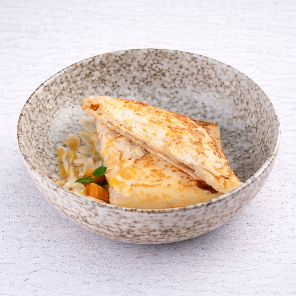 Фото С творогом, манго и белым шоколадом