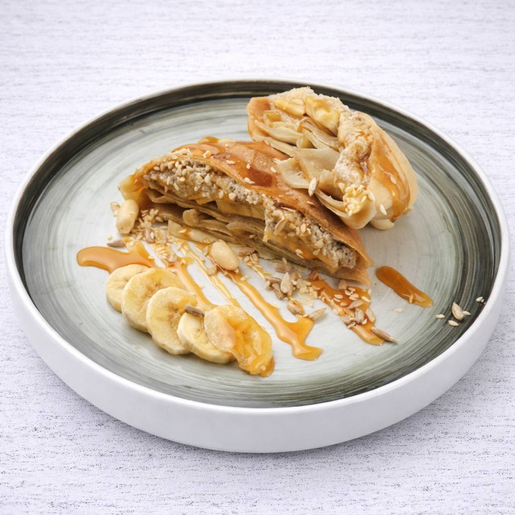 Фото С вареной сгущенкой и бананом