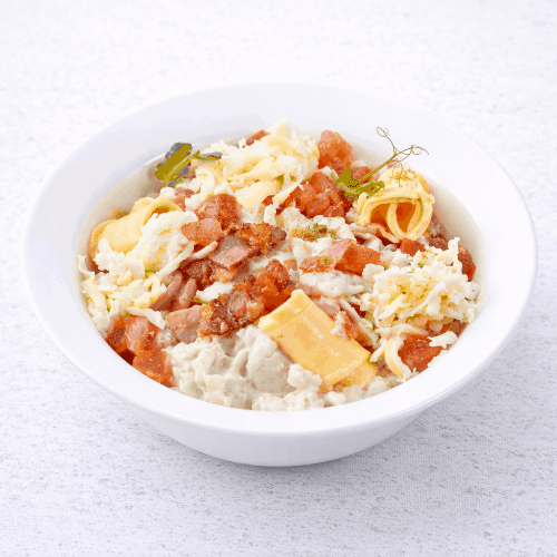 Фото Каша с беконом